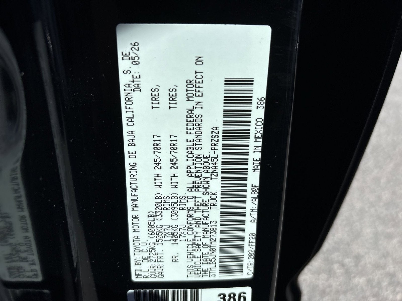2026 Toyota Tacoma SR5