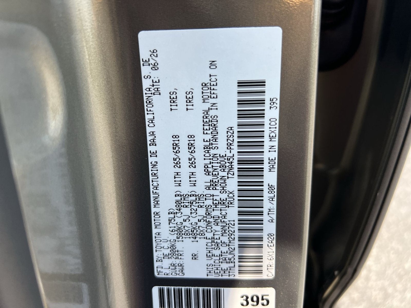 2026 Toyota Tacoma TRD Sport