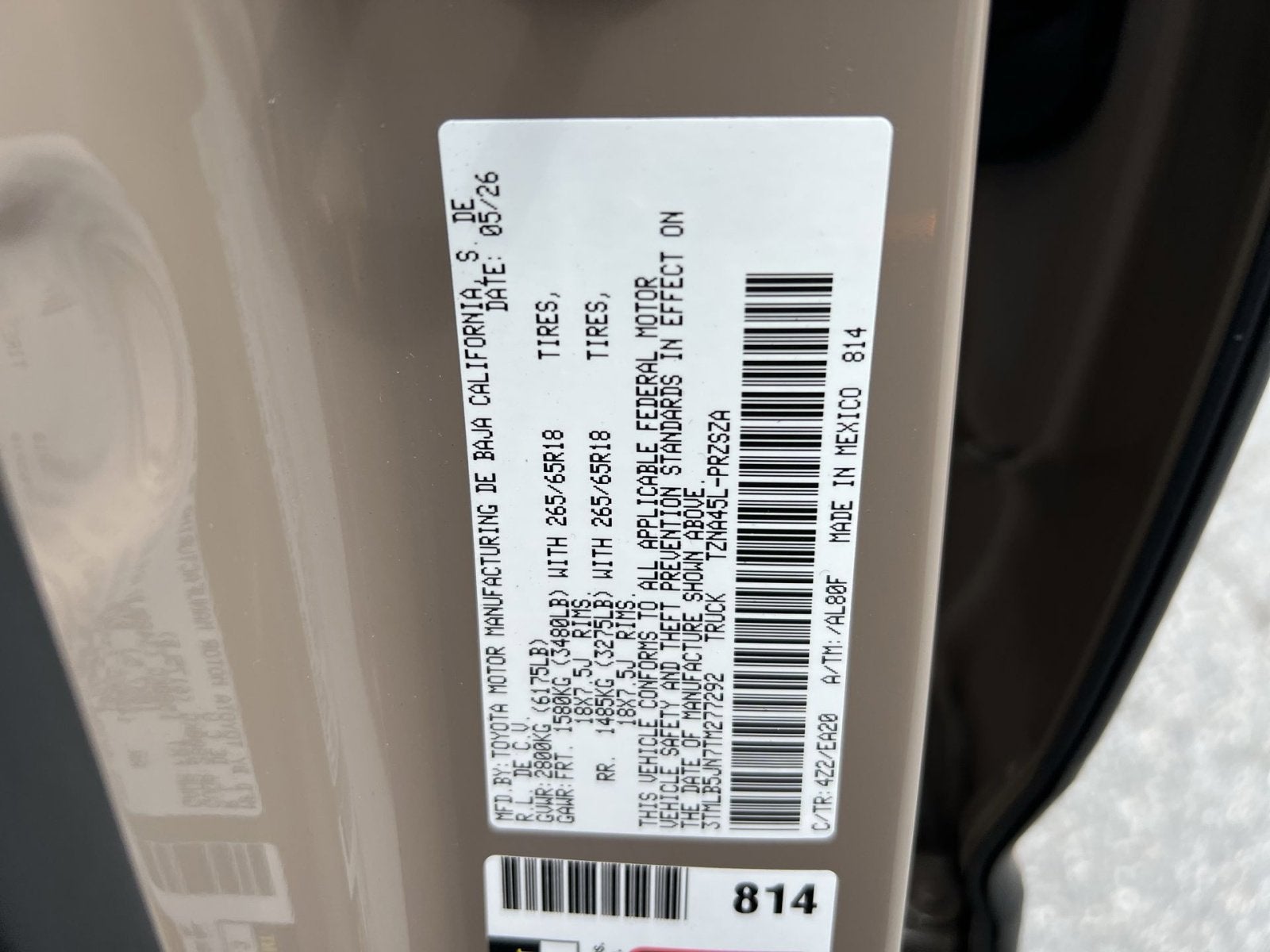 2026 Toyota Tacoma TRD Sport