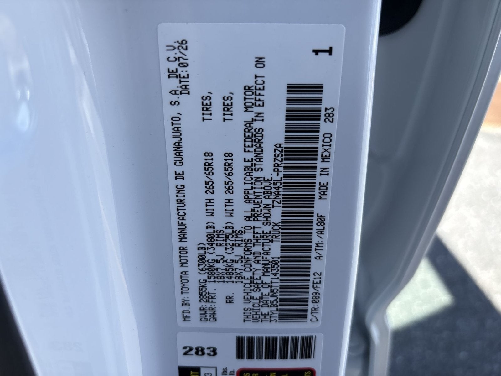 2026 Toyota Tacoma TRD Sport