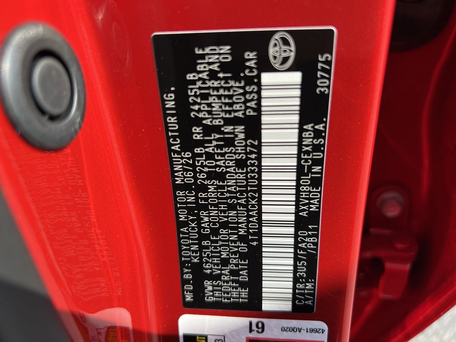 2026 Toyota Camry LE