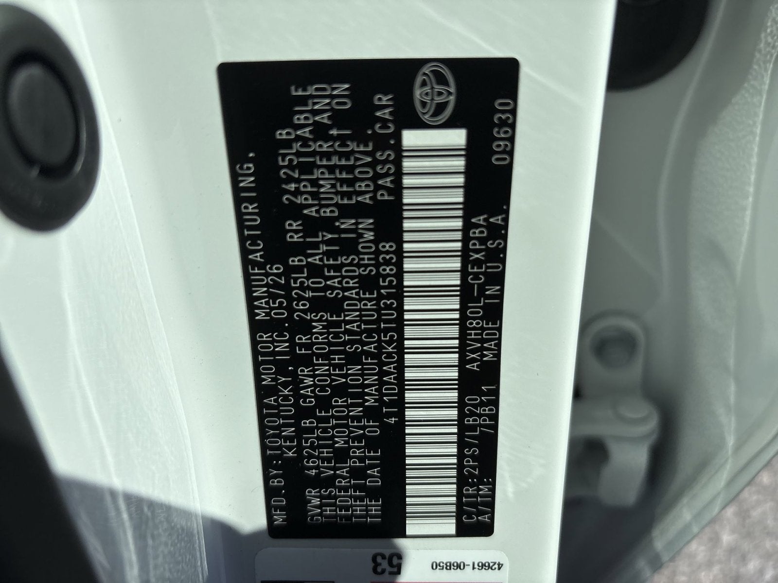 2026 Toyota Camry XSE