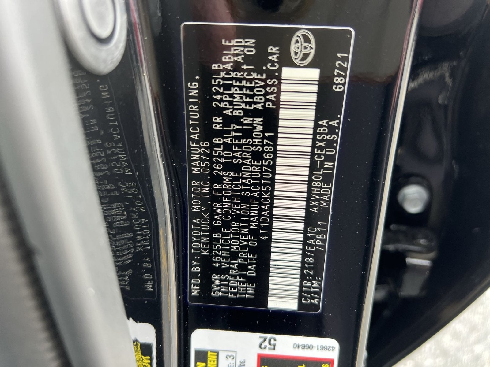 2026 Toyota Camry SE
