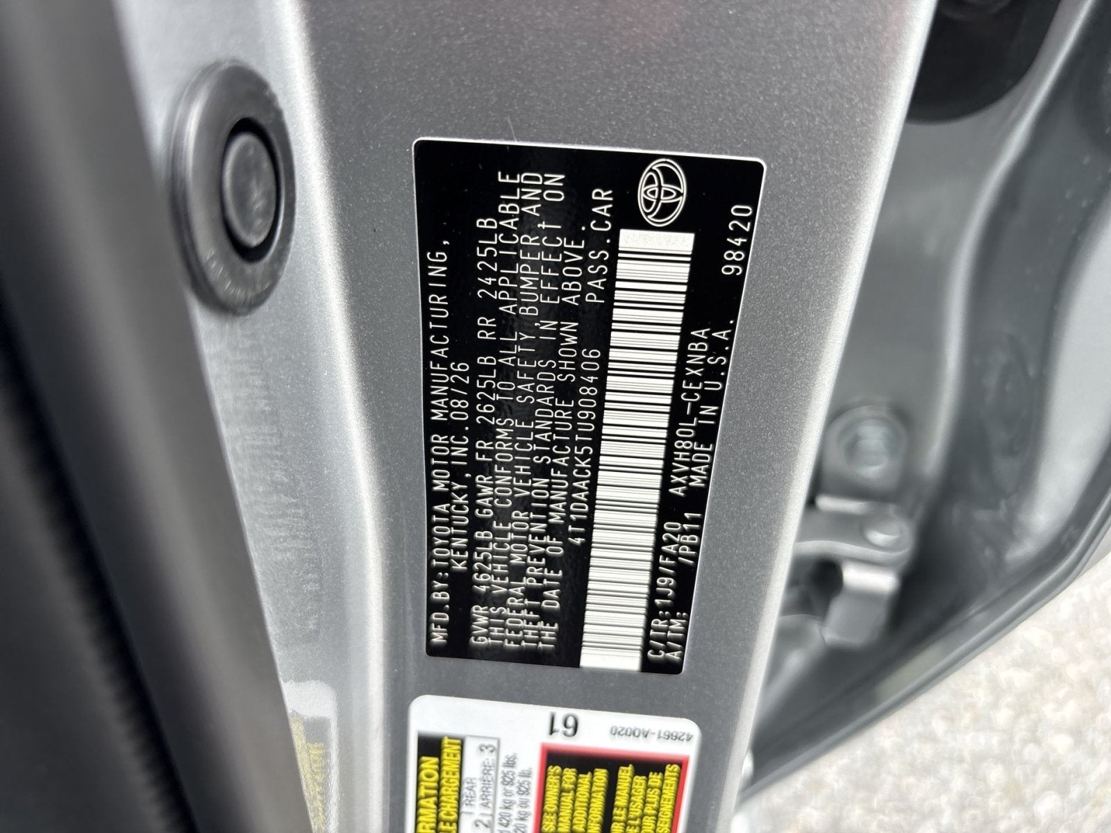 2026 Toyota Camry LE