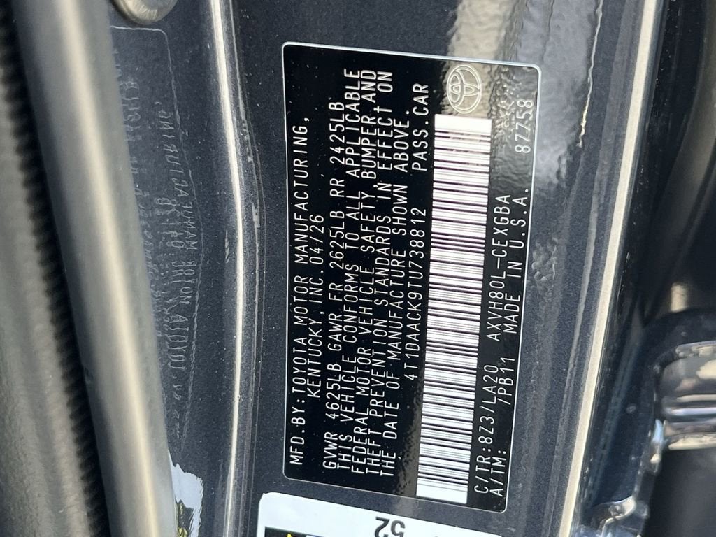 2026 Toyota Camry XLE