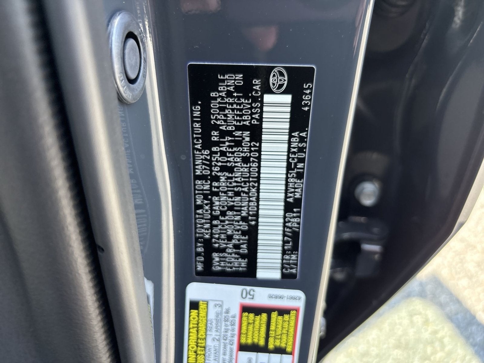2026 Toyota Camry LE