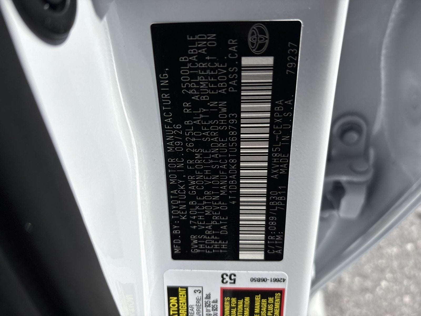 2026 Toyota Camry XSE