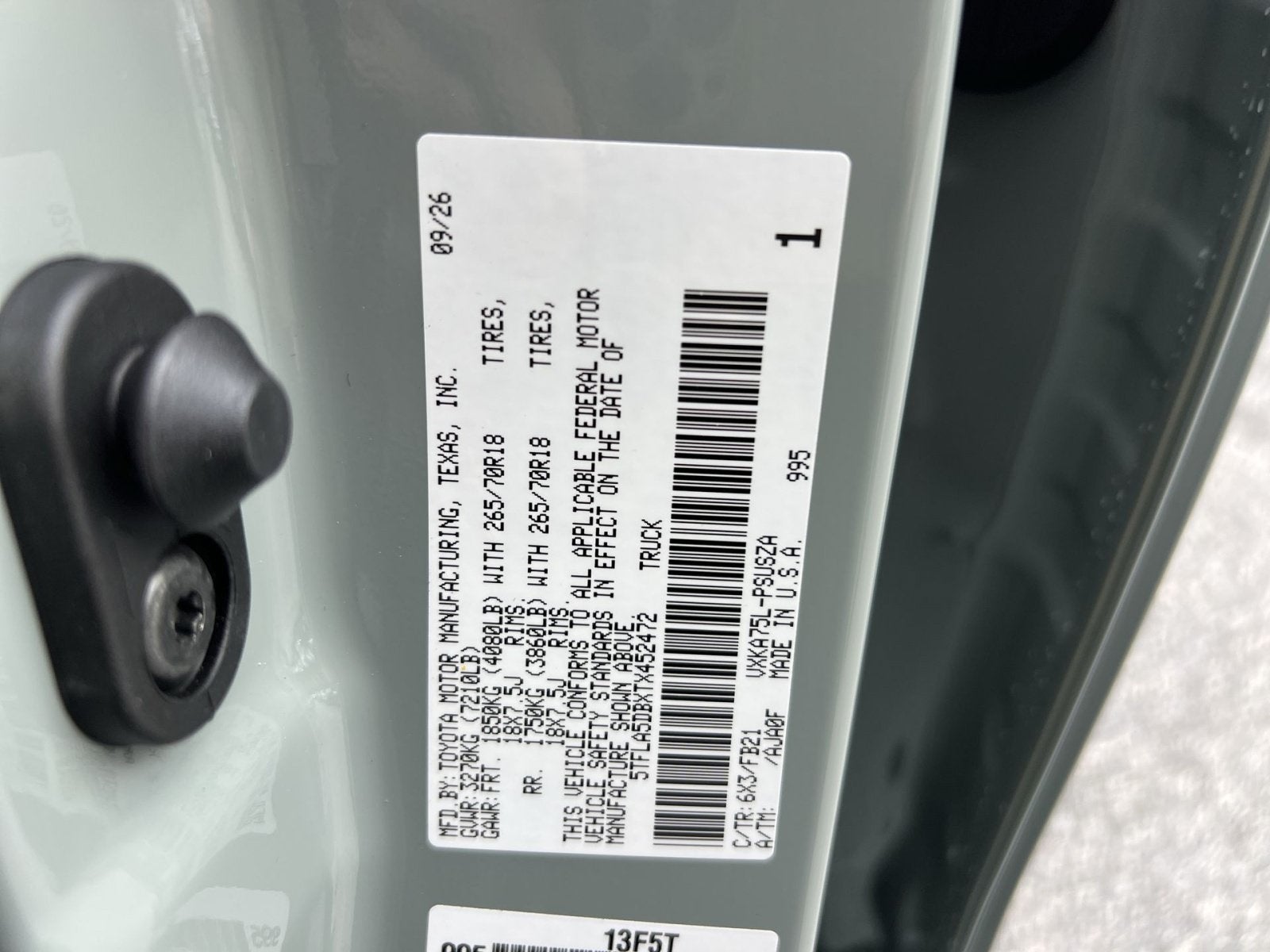 2026 Toyota Tundra SR5