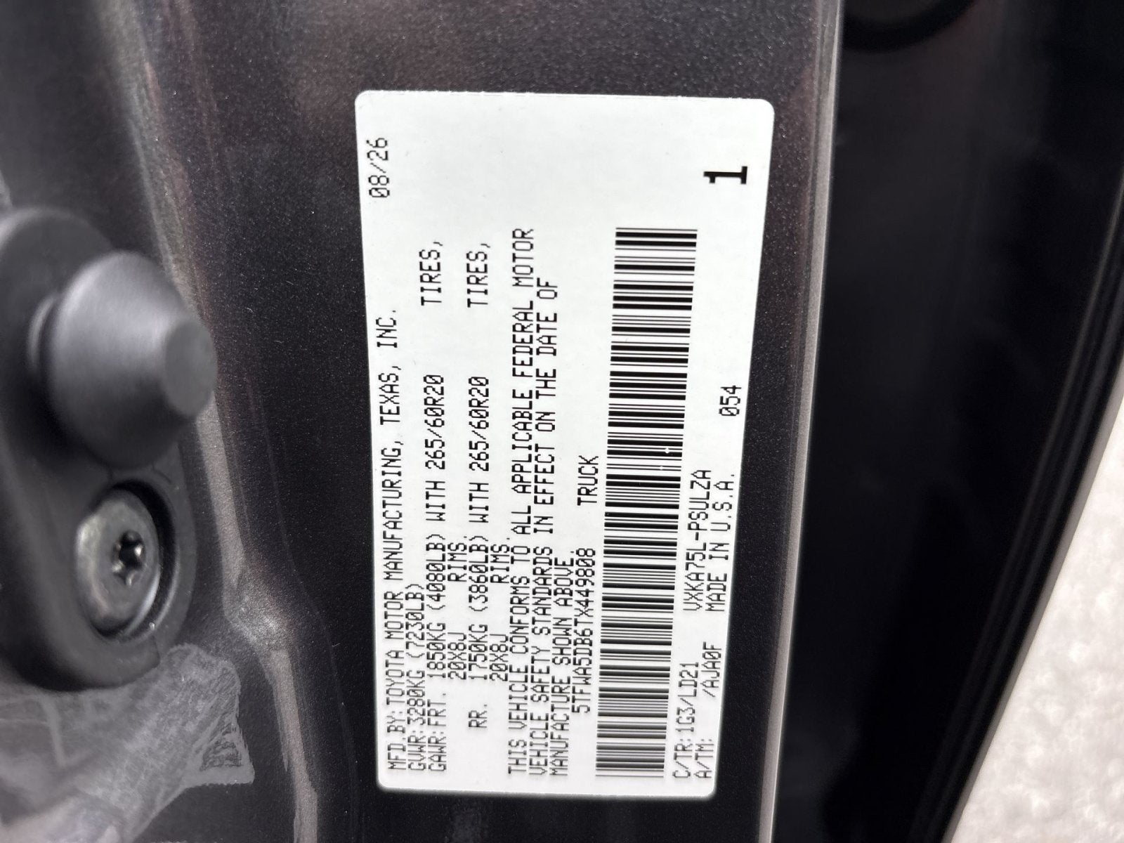 2026 Toyota Tundra Limited