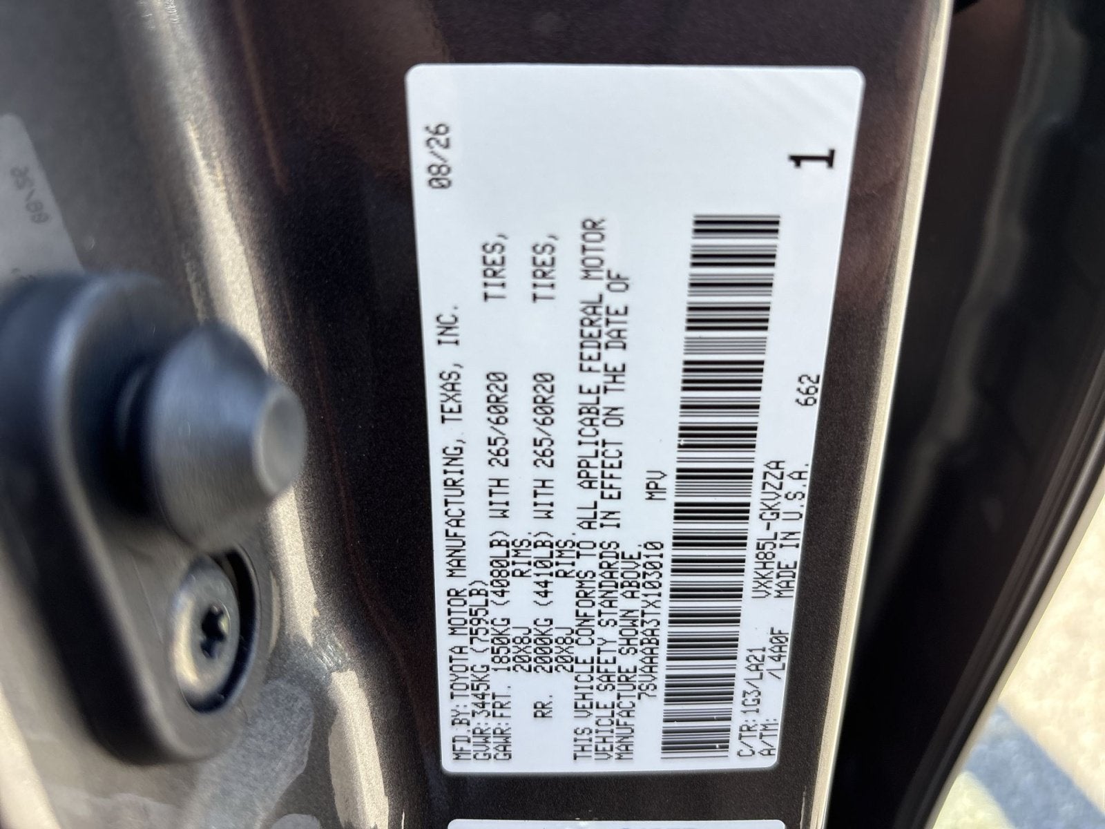 2026 Toyota Sequoia Platinum