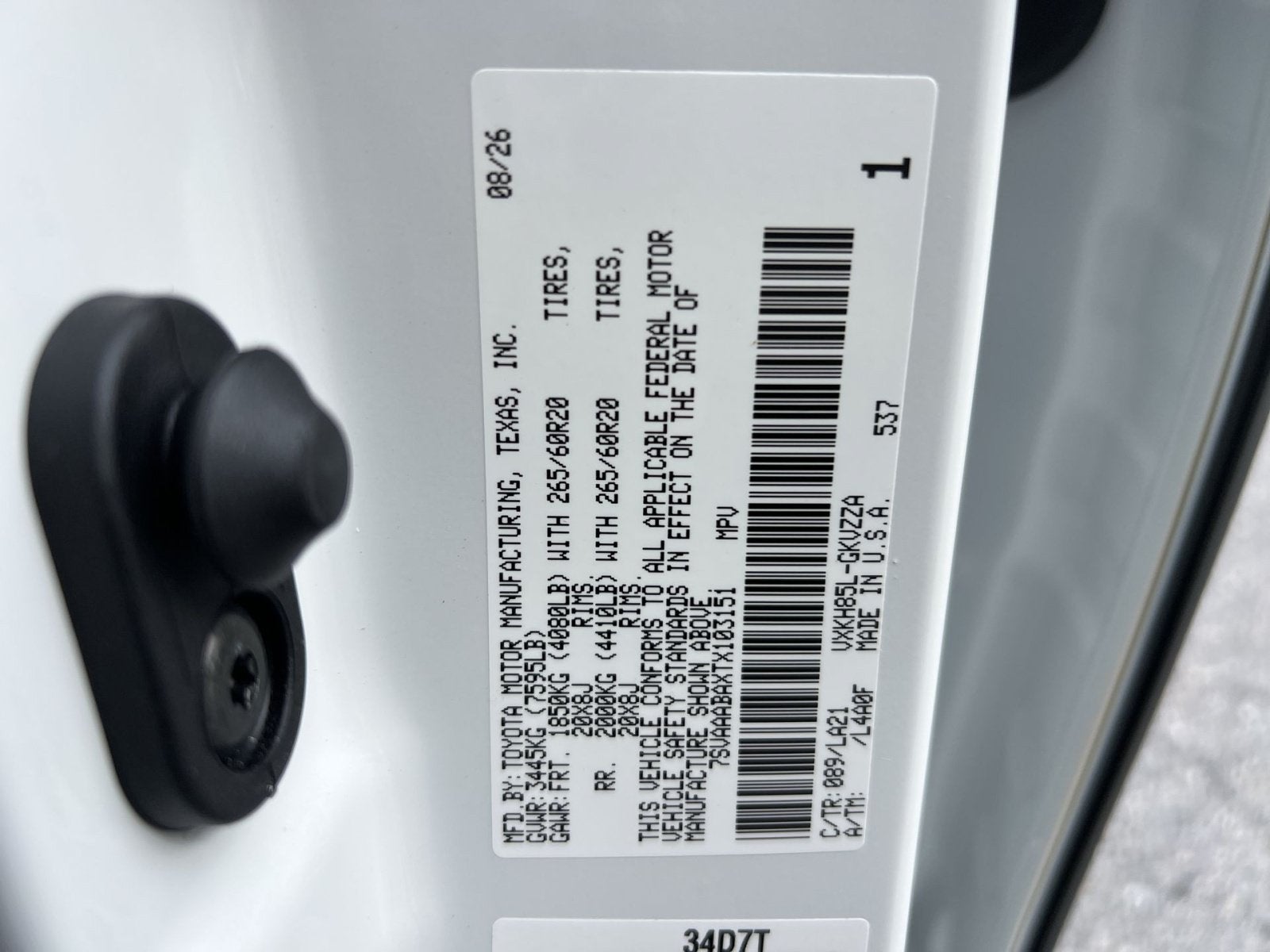 2026 Toyota Sequoia Platinum
