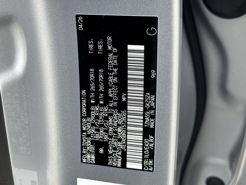 2026 Toyota 4Runner TRD Off-Road Premium