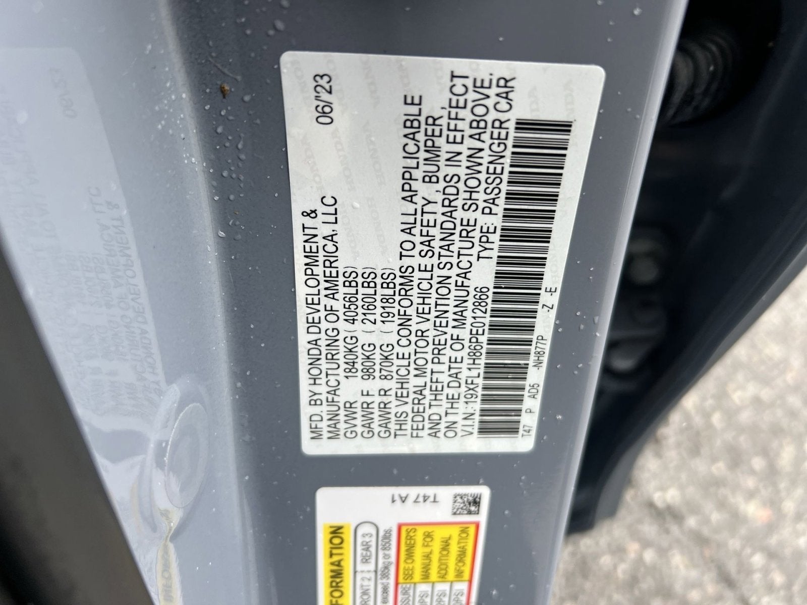 2023 Honda Civic Sport Touring