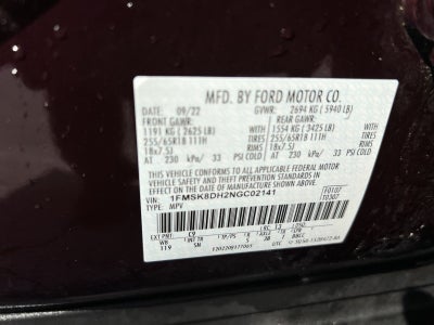 2022 Ford Explorer XLT