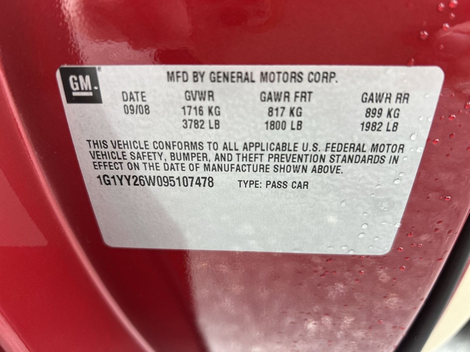 2009 Chevrolet Corvette Base