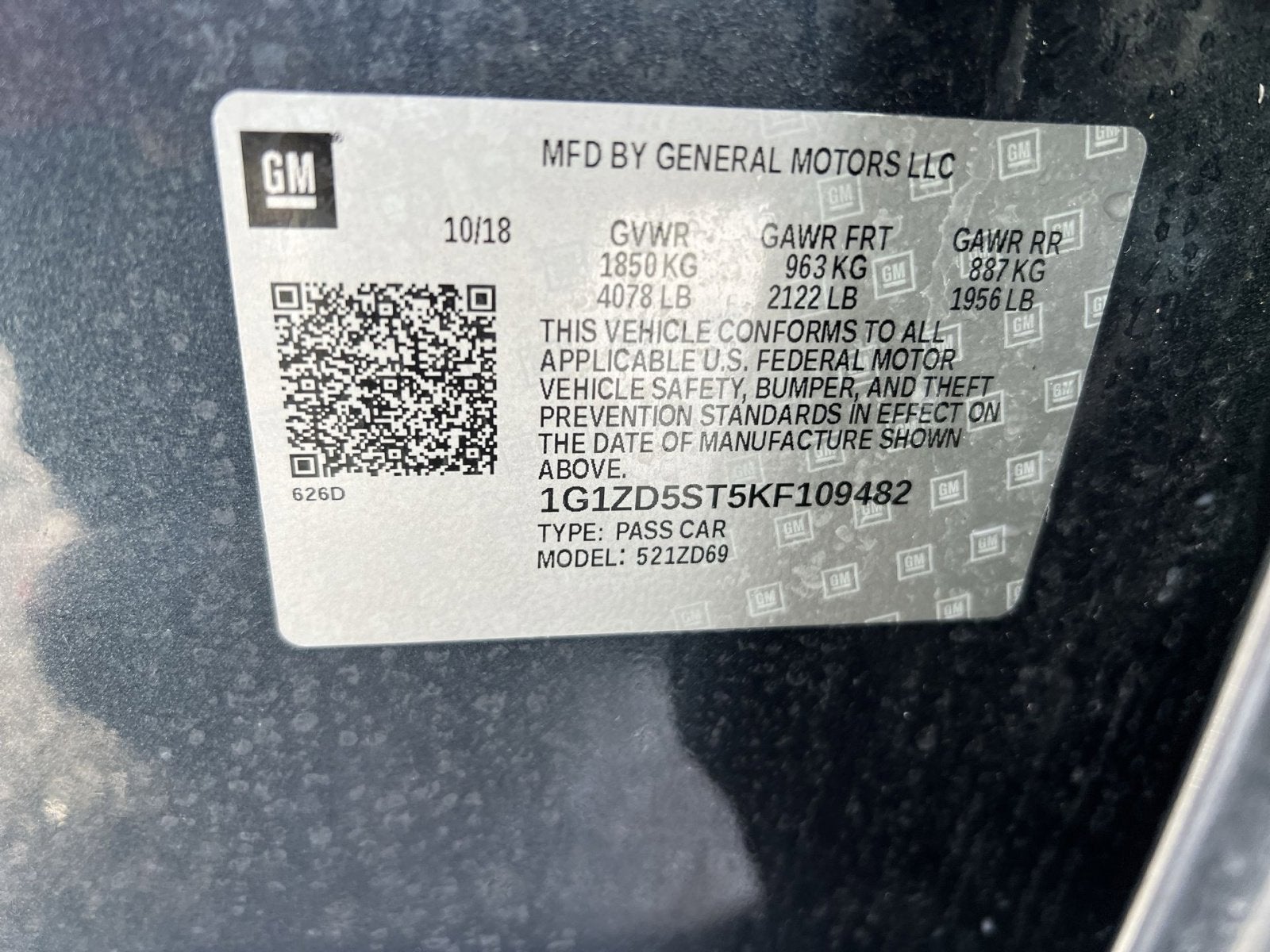 2019 Chevrolet Malibu LT