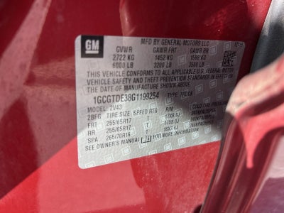 2016 Chevrolet Colorado Z71