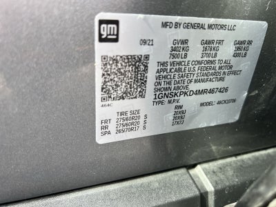 2021 Chevrolet Tahoe Z71