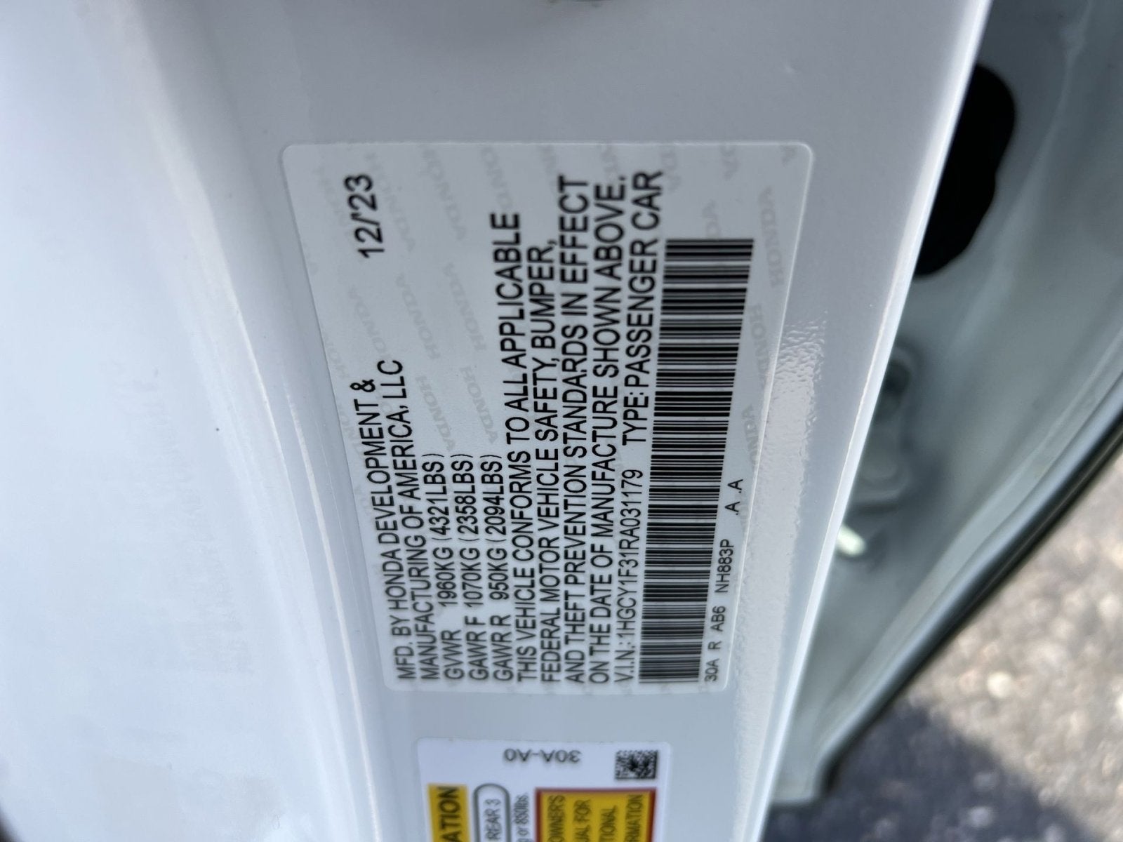 2024 Honda Accord EX