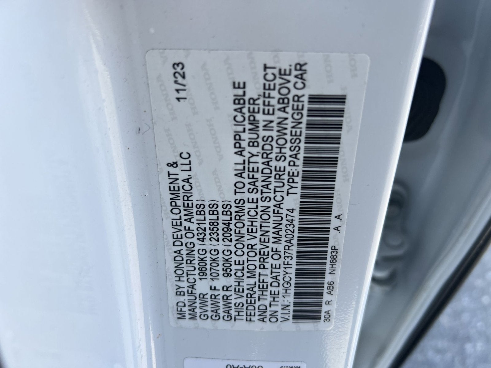 2024 Honda Accord EX