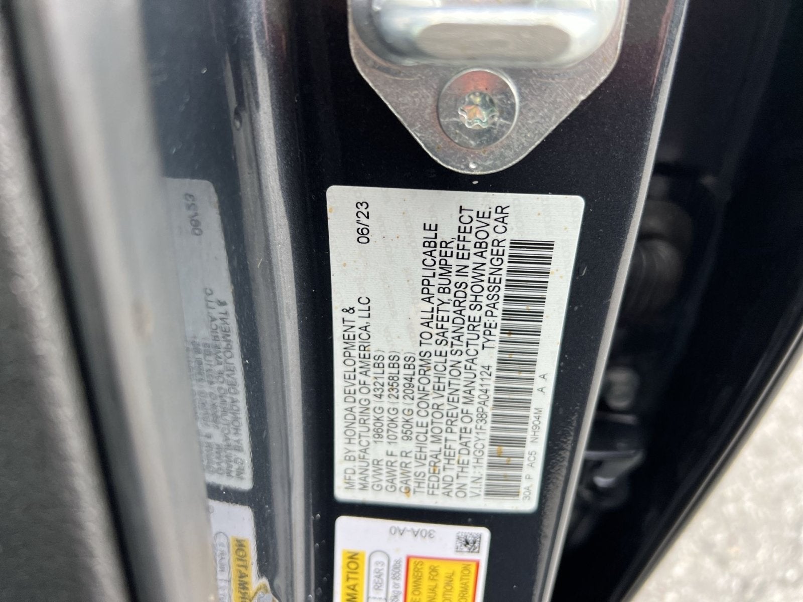 2023 Honda Accord EX