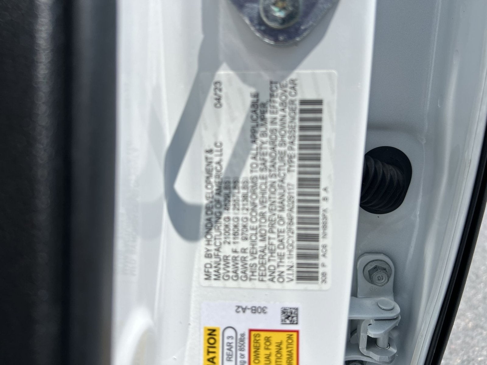 2023 Honda Accord Hybrid Touring