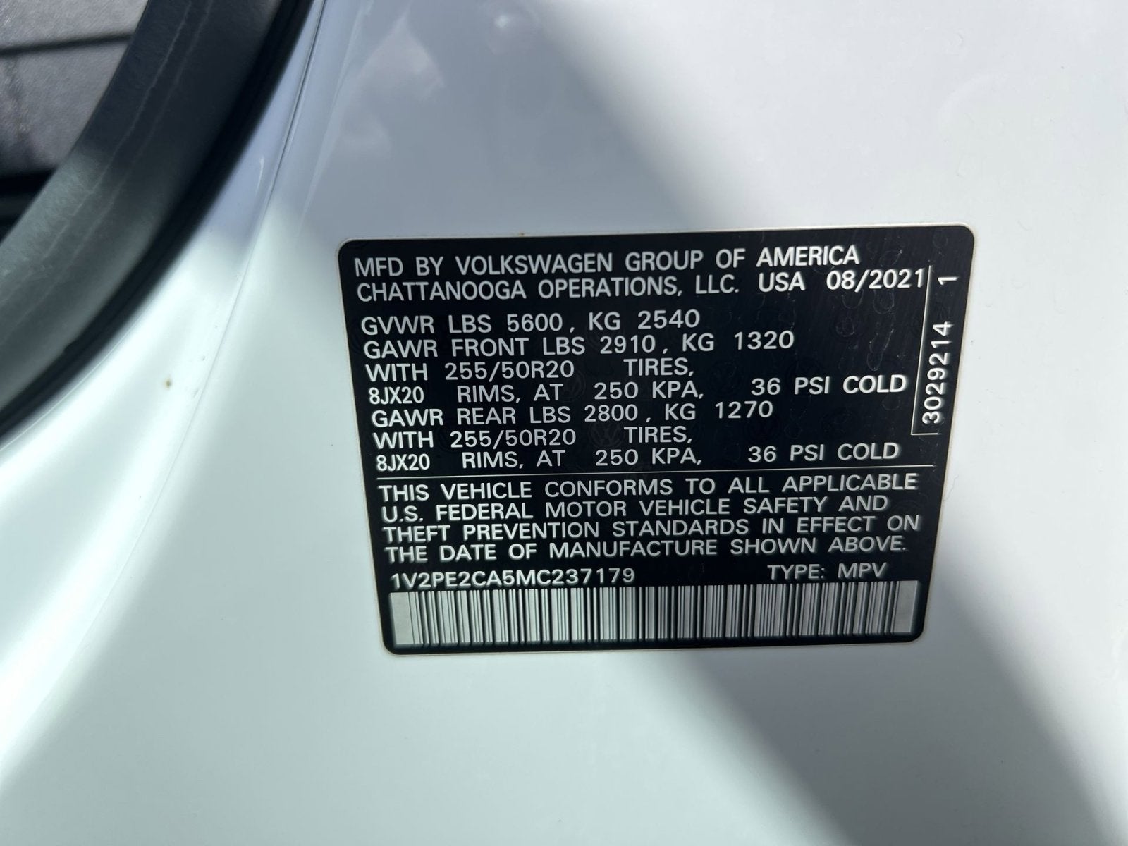 2021 Volkswagen Atlas Cross Sport 3.6L V6 SE w/Technology R-Line