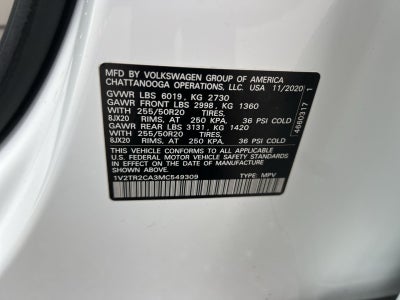 2021 Volkswagen Atlas SEL Premium