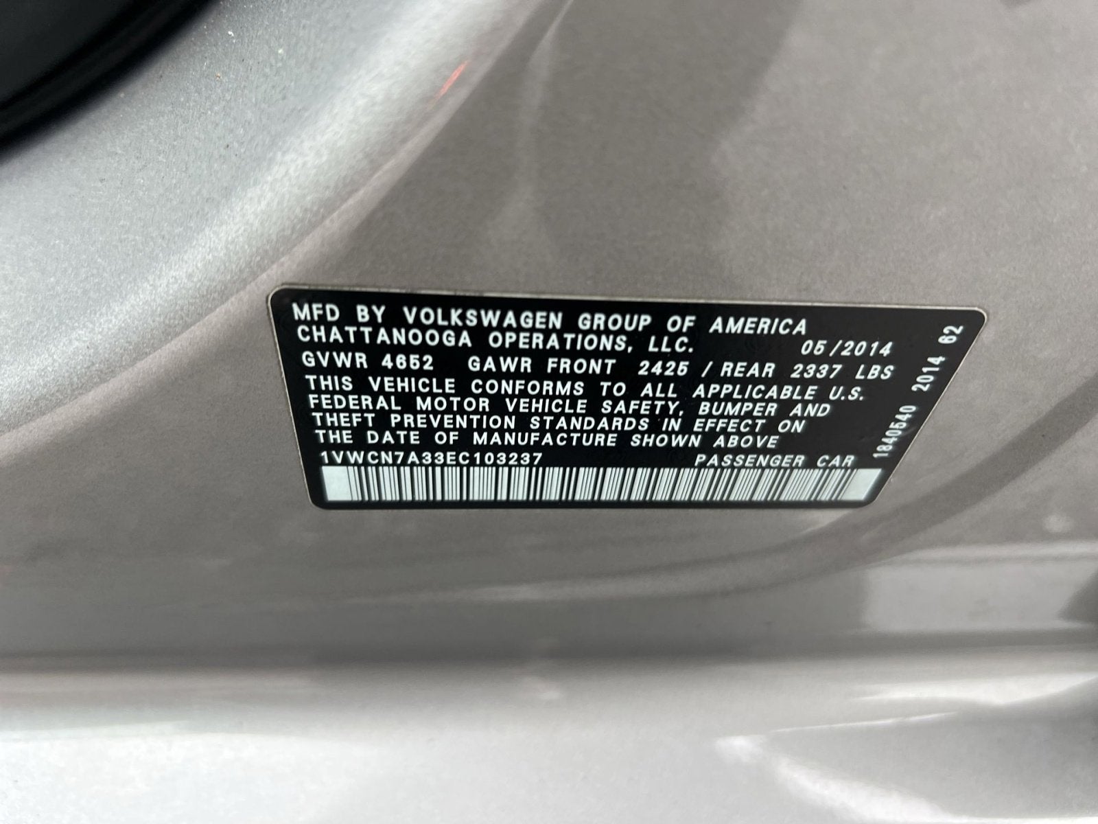 2014 Volkswagen Passat TDI SEL Premium