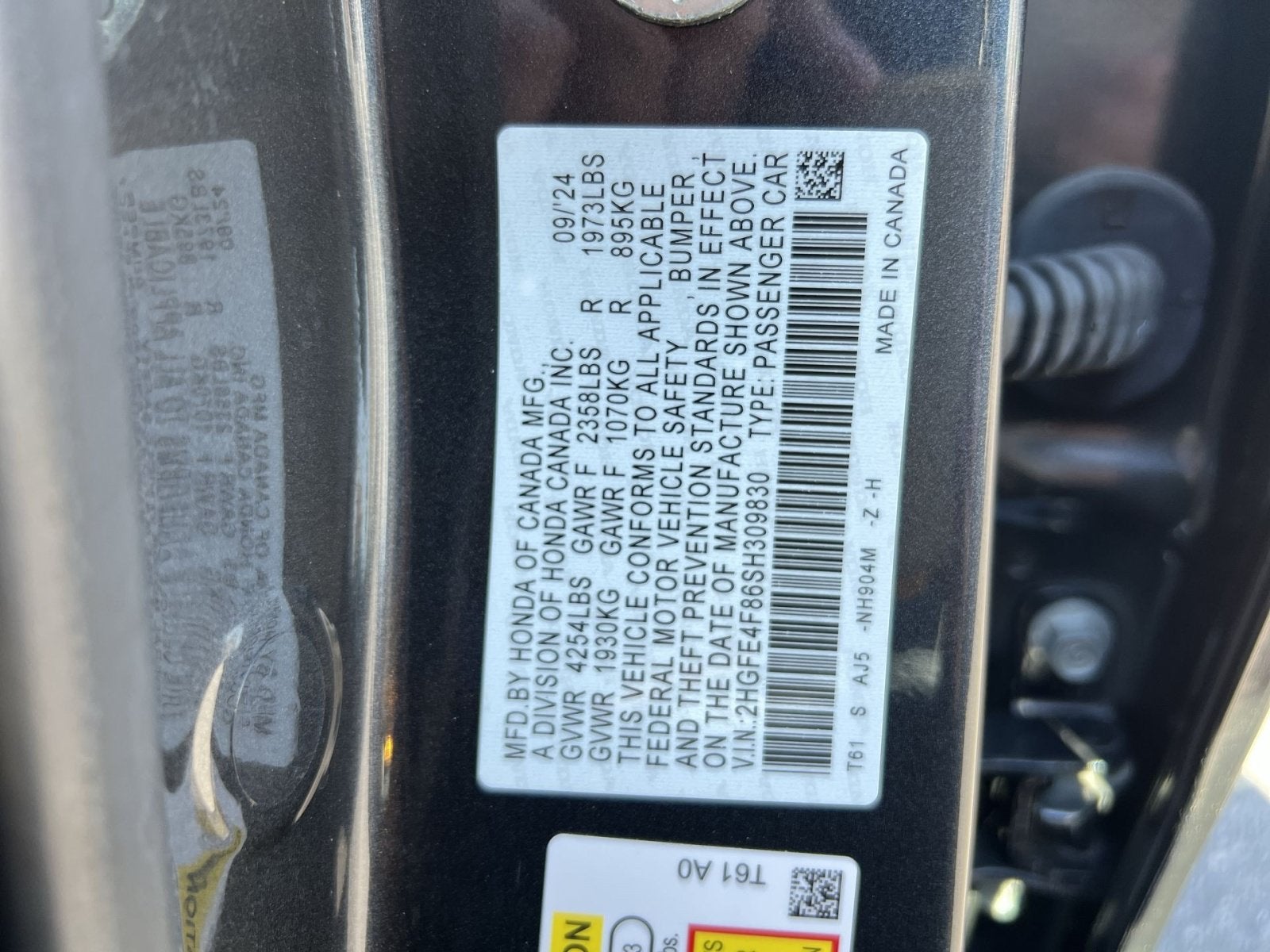2025 Honda Civic Hybrid Sport Touring