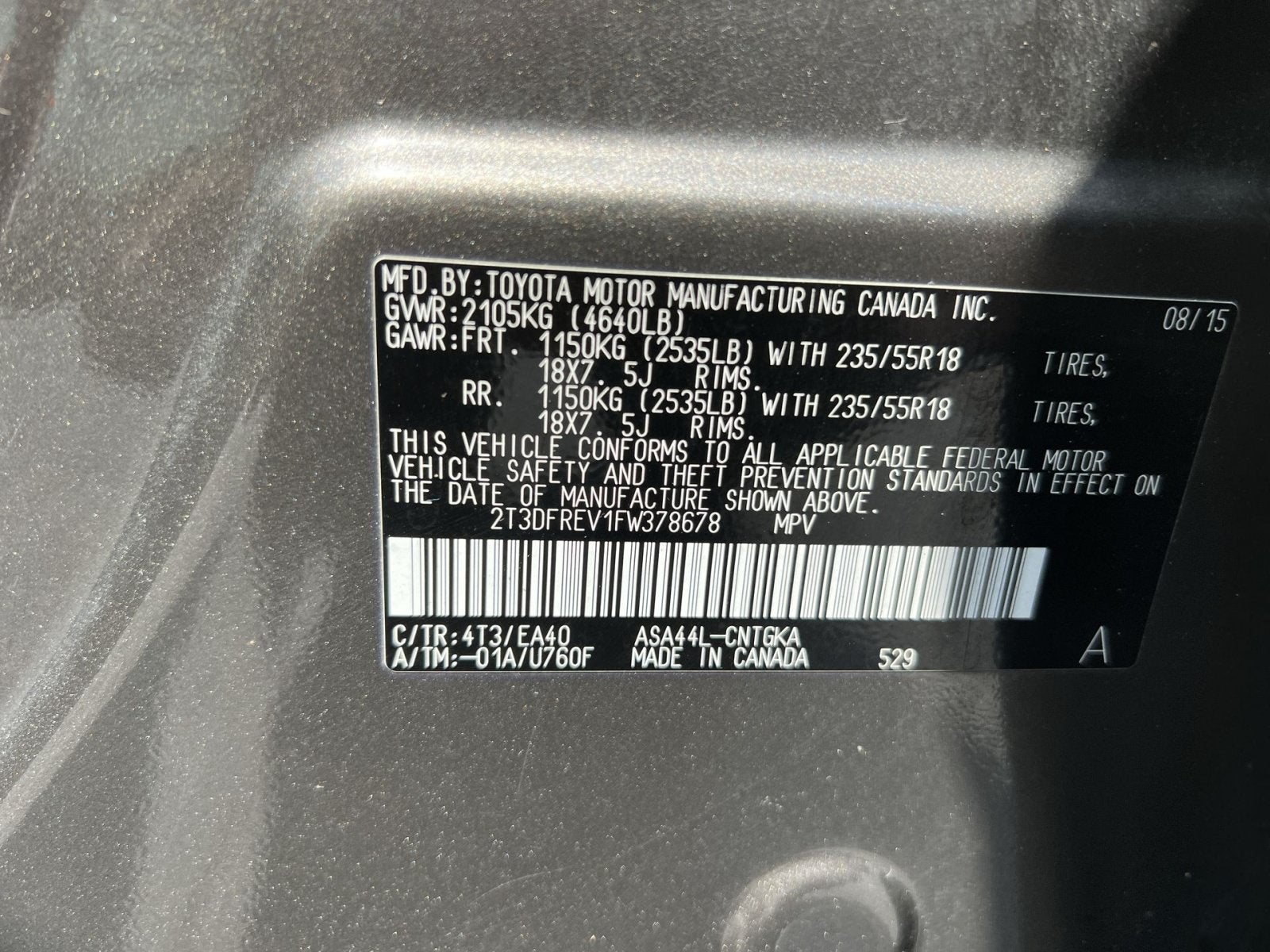 2015 Toyota RAV4 Limited