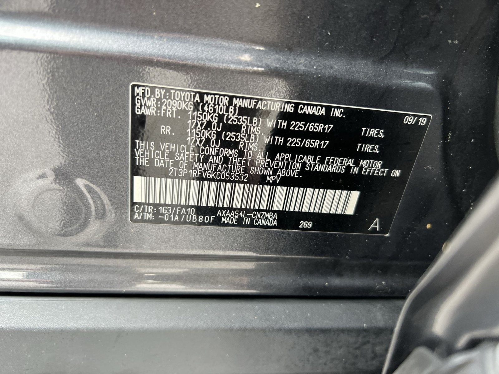 2019 Toyota RAV4 XLE