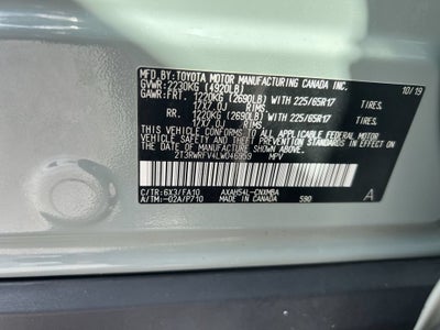 2020 Toyota RAV4 Hybrid XLE