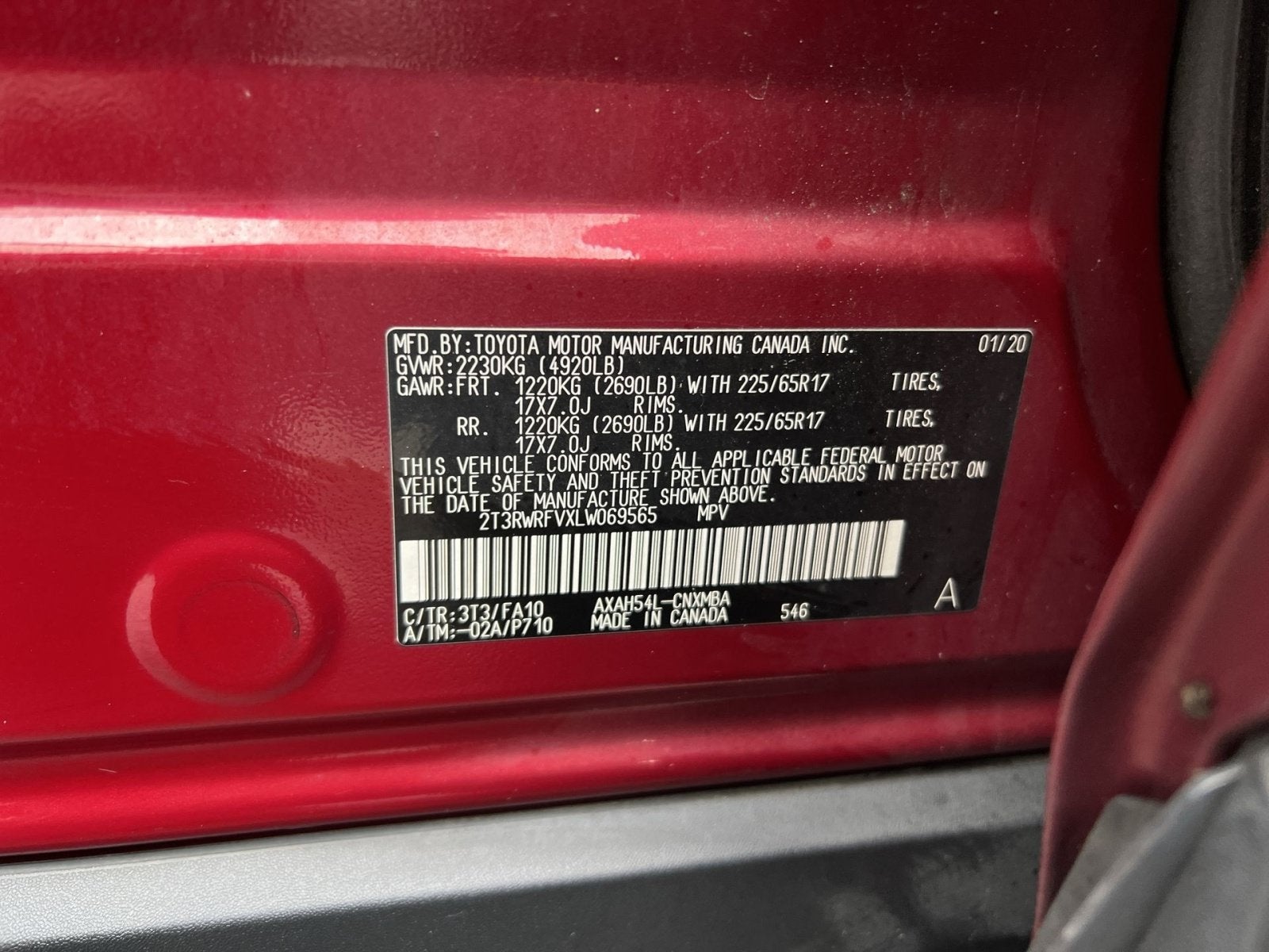 2020 Toyota RAV4 Hybrid XLE