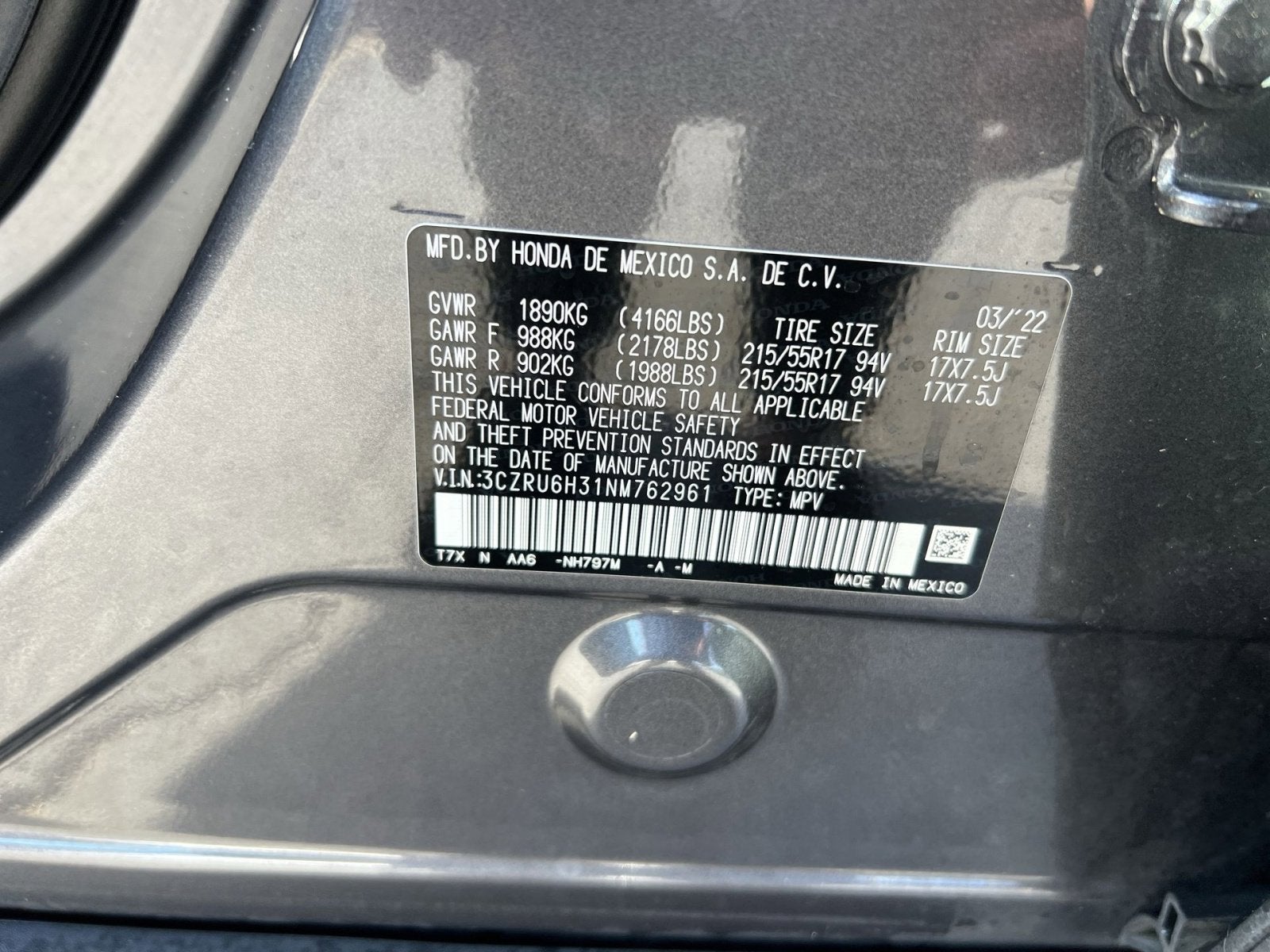 2022 Honda HR-V LX