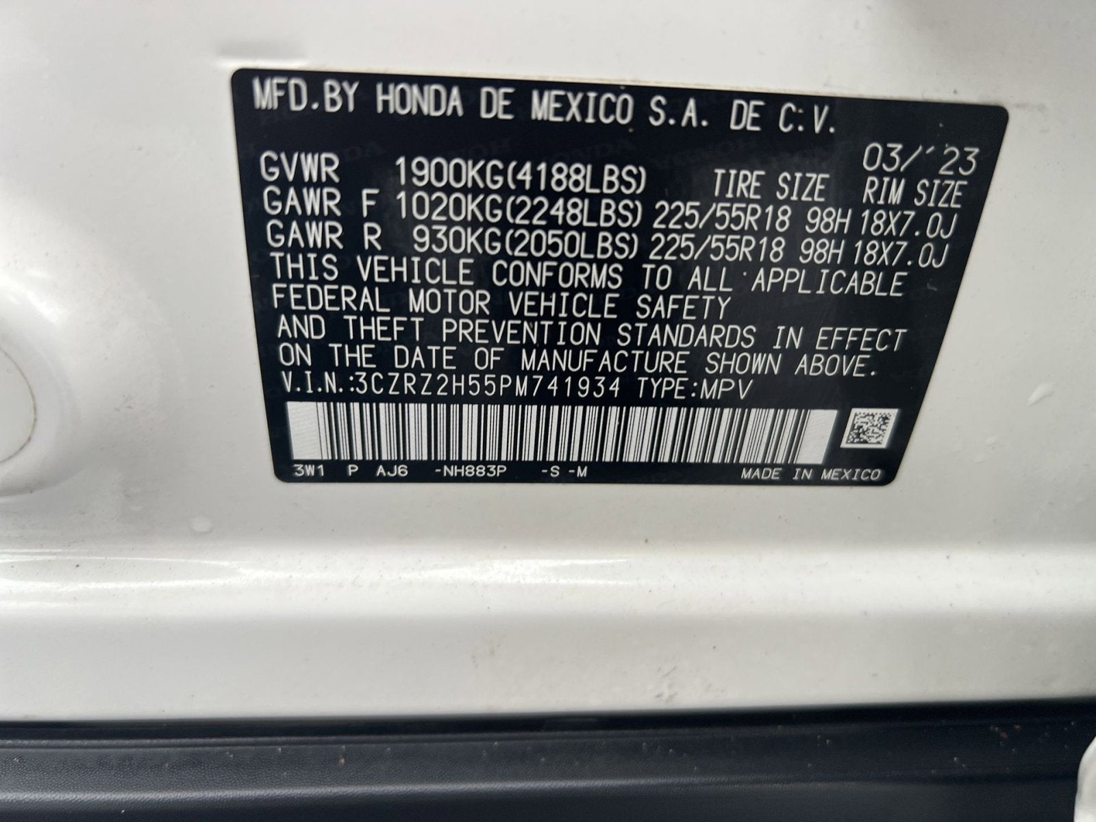 2023 Honda HR-V Sport