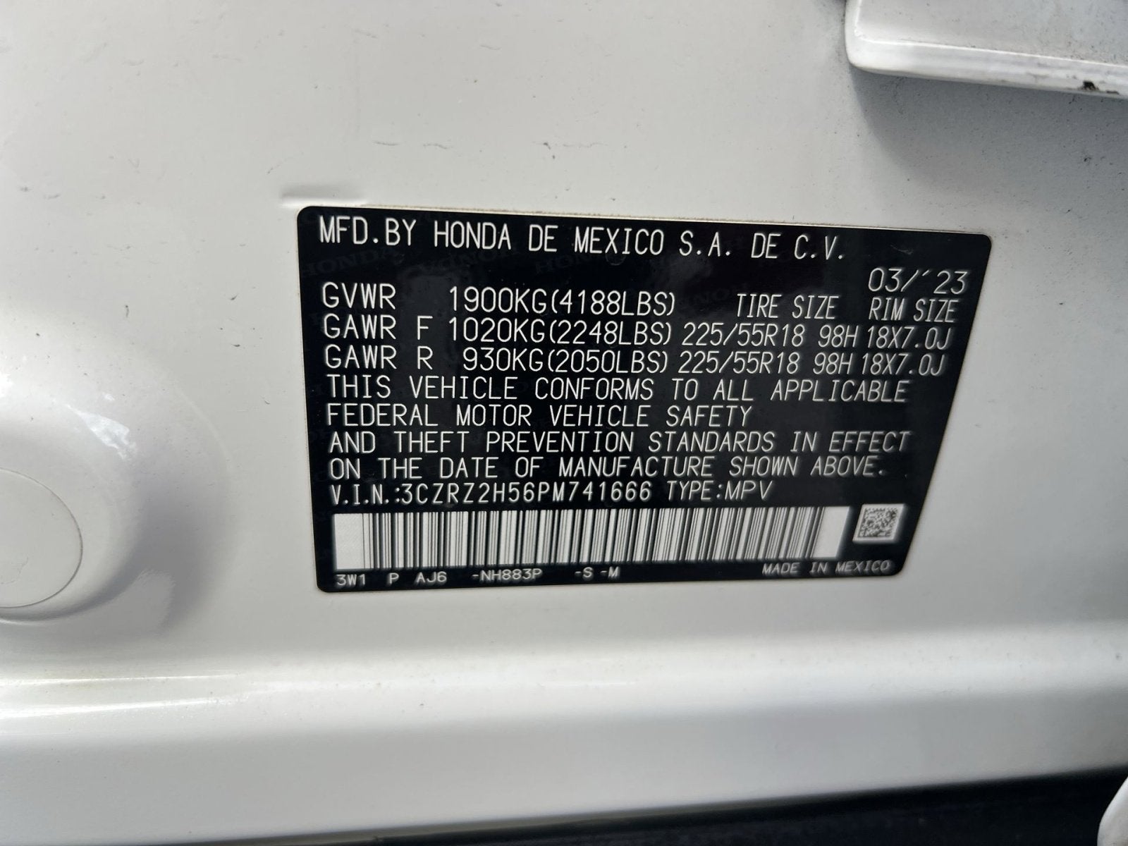 2023 Honda HR-V Sport