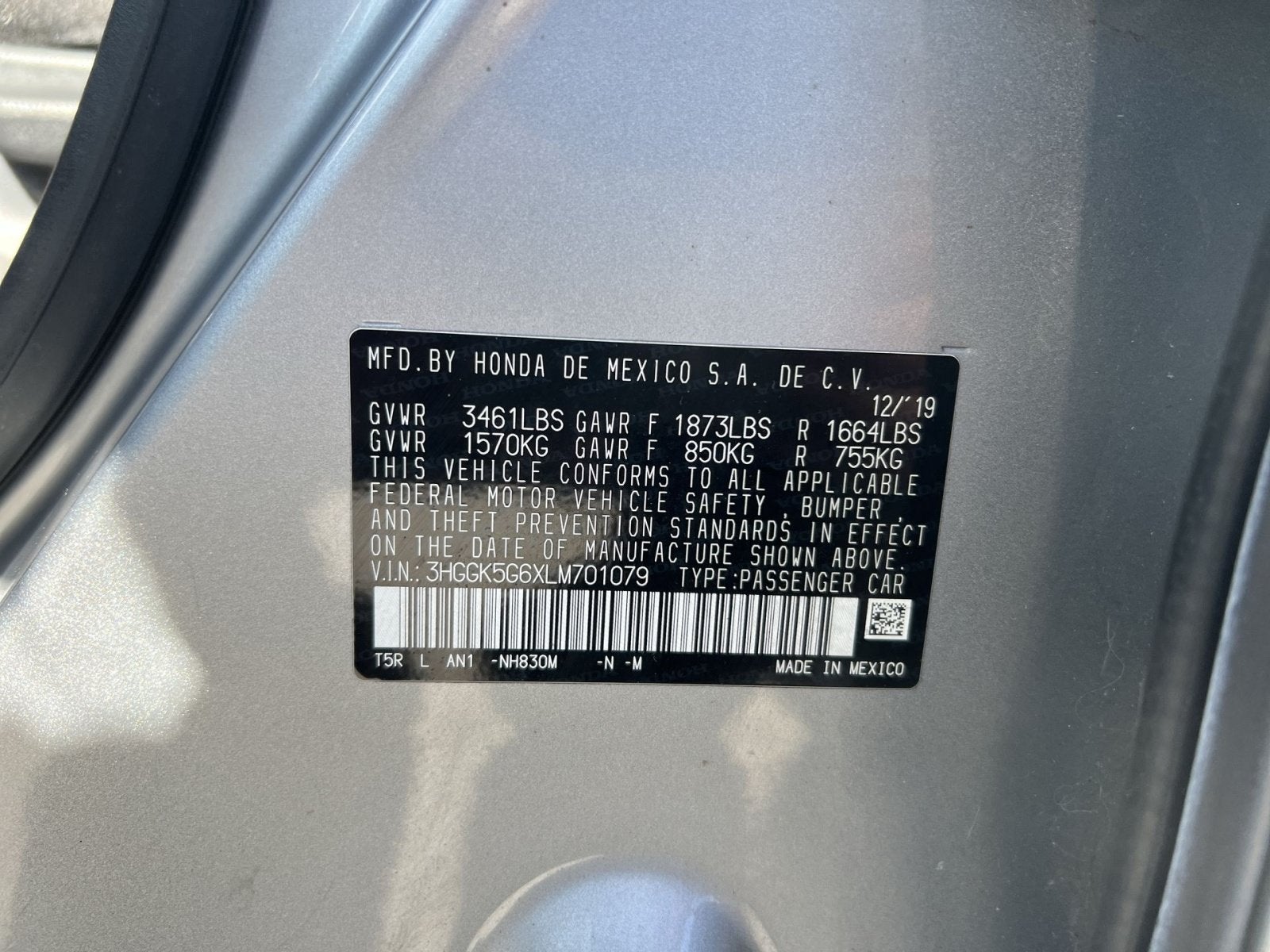 2020 Honda Fit Sport