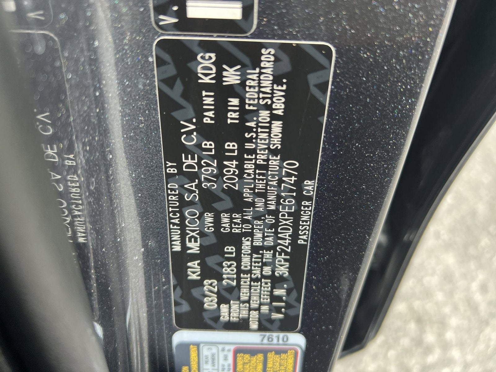 2023 Kia Forte LXS