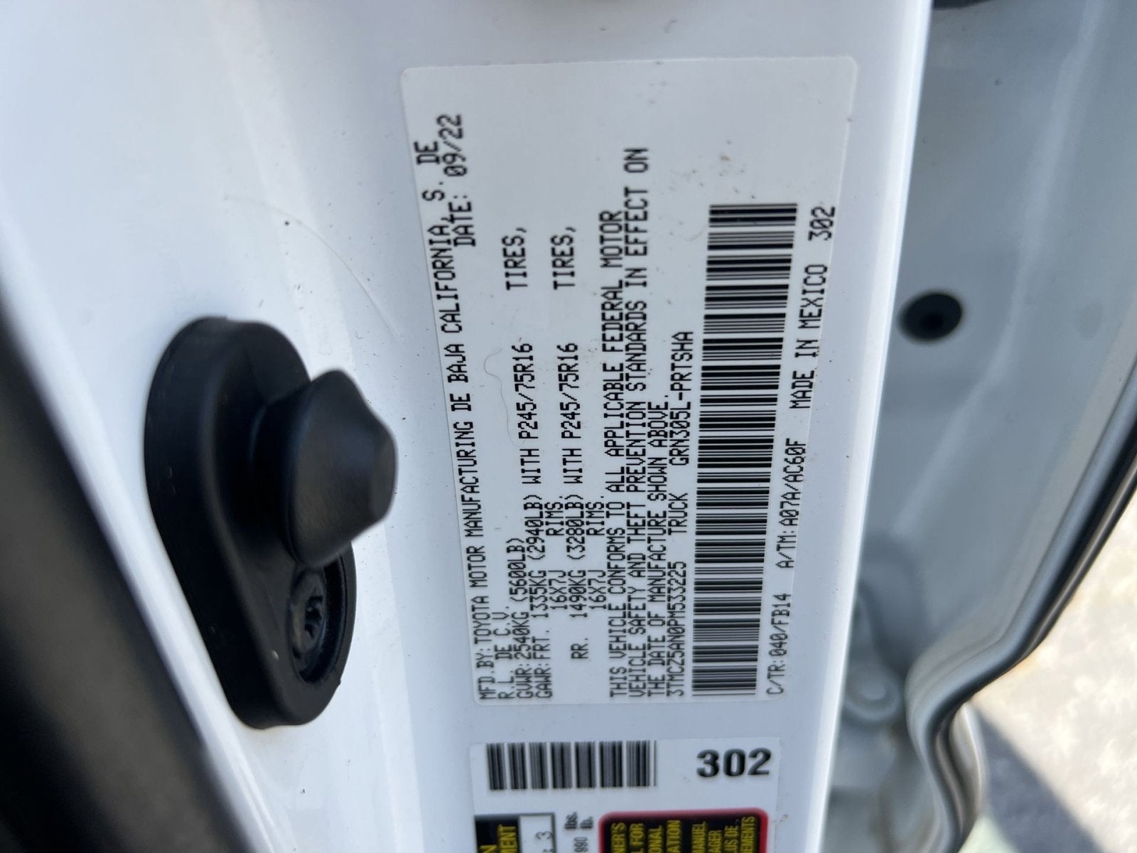 2023 Toyota Tacoma SR