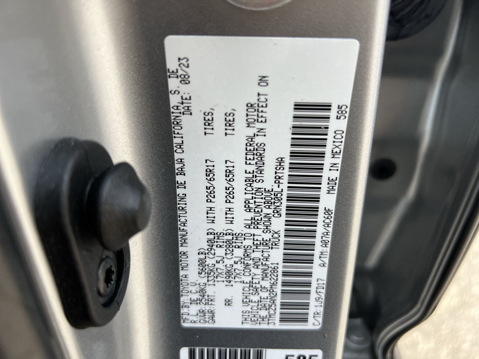 2023 Toyota Tacoma TRD Sport