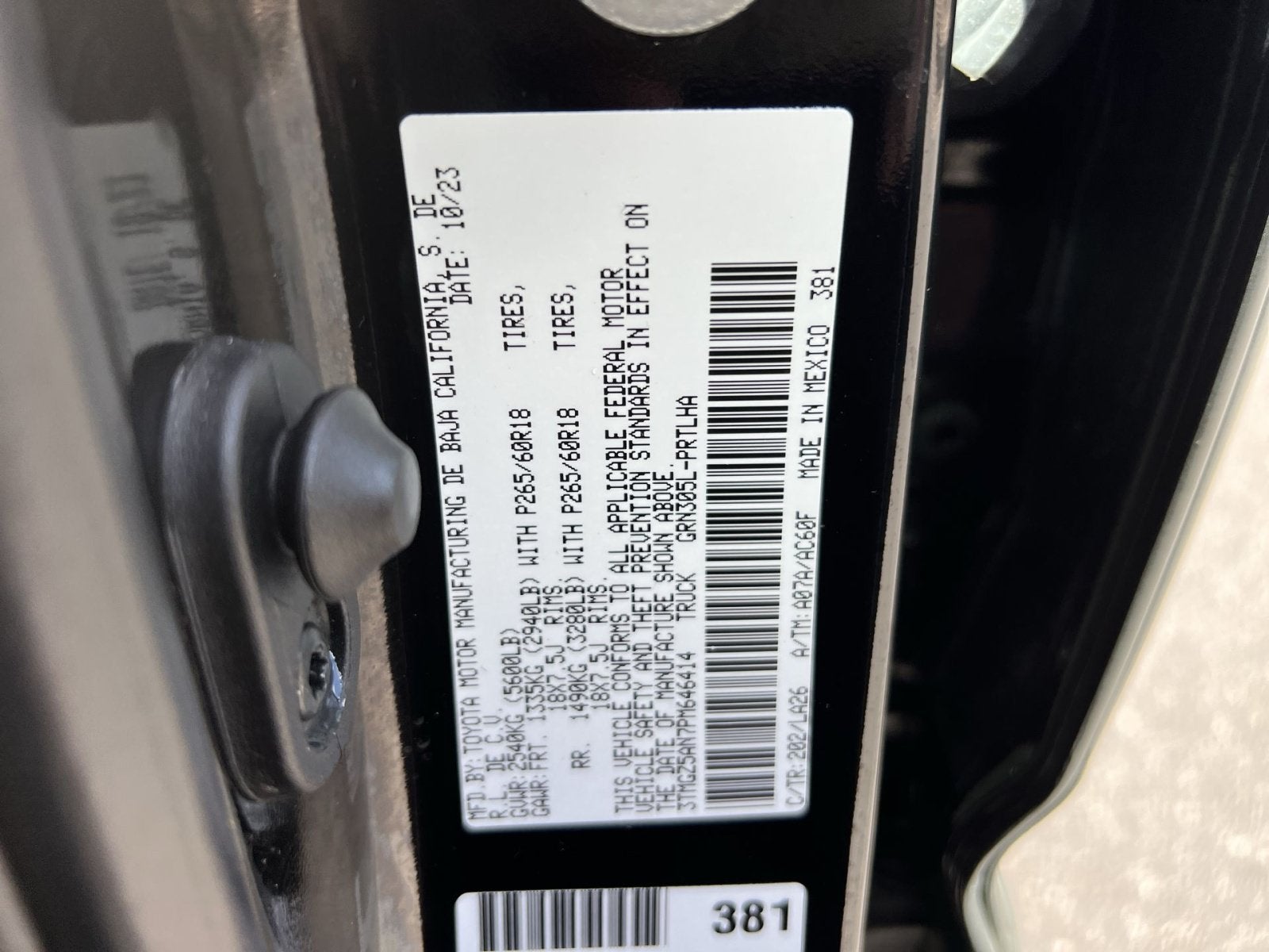2023 Toyota Tacoma Limited