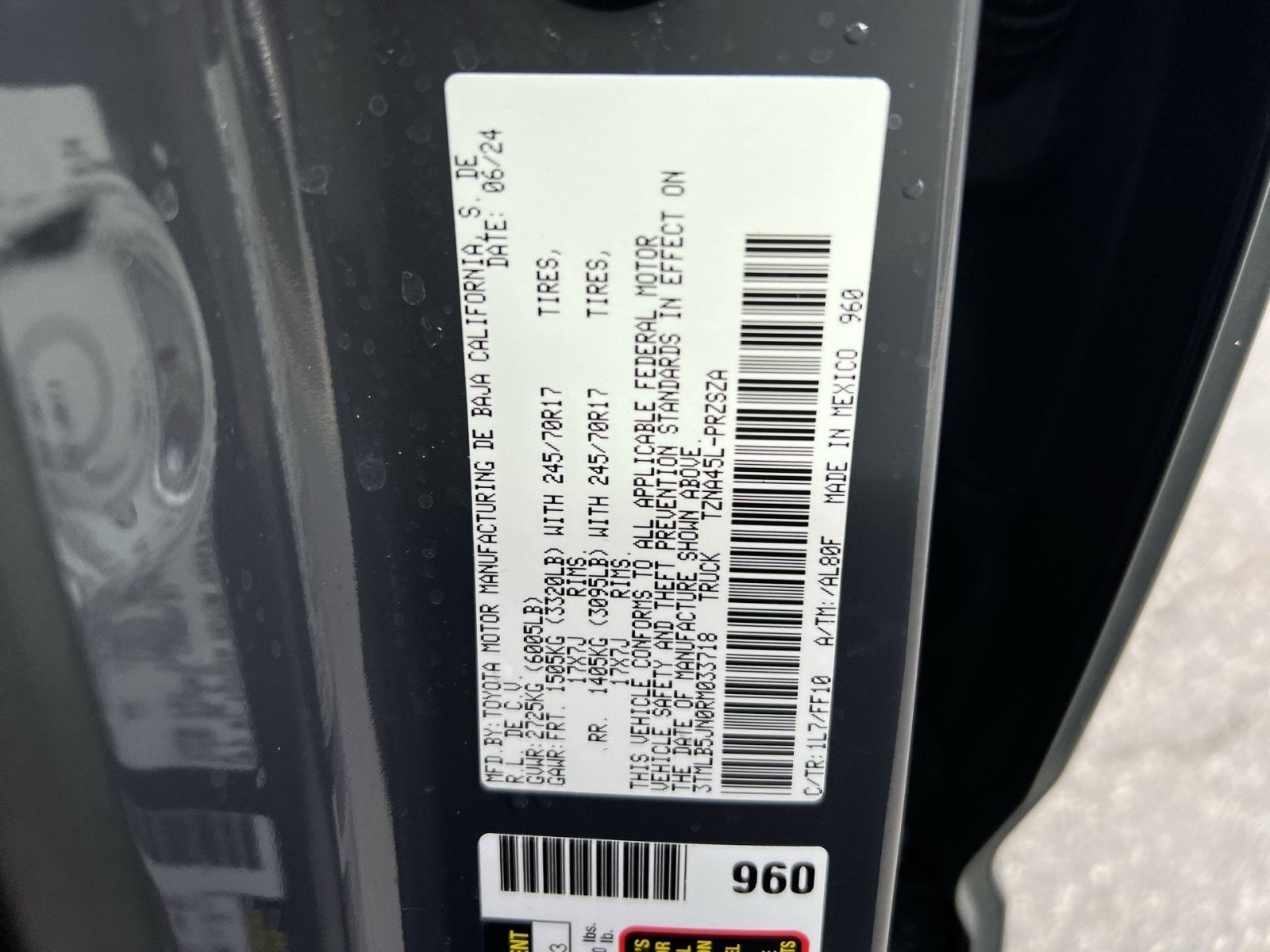 2024 Toyota Tacoma SR5