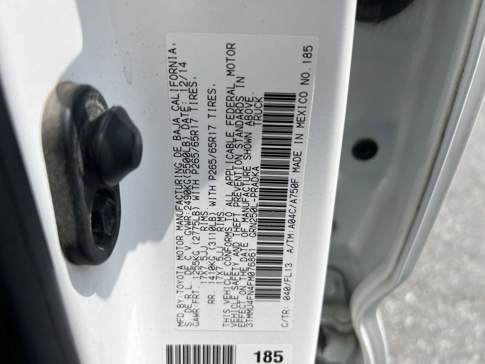 2015 Toyota Tacoma Base