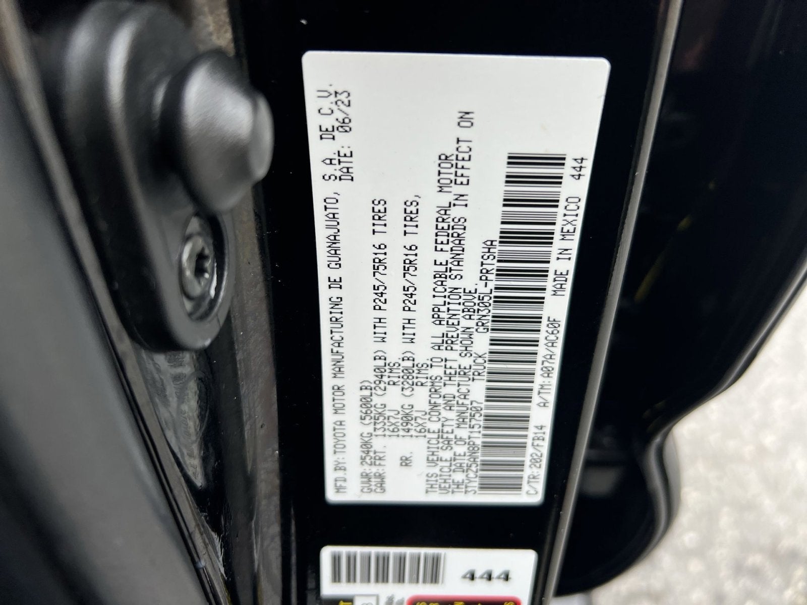 2023 Toyota Tacoma SR