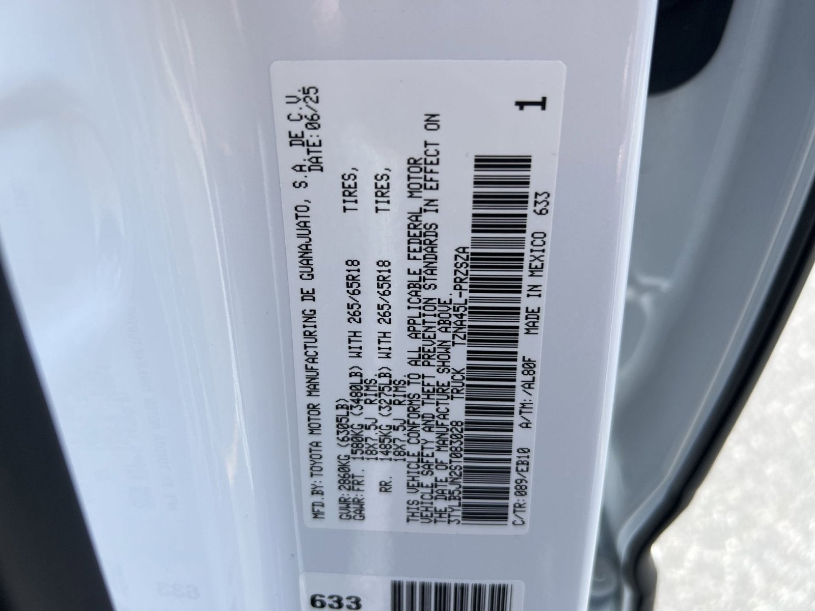 2025 Toyota Tacoma Limited