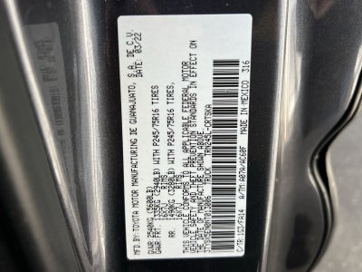 2022 Toyota Tacoma SR
