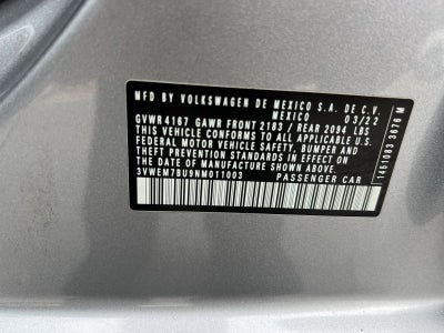 2022 Volkswagen Jetta 1.5T SE