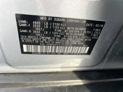 2018 Subaru Outback 2.5i