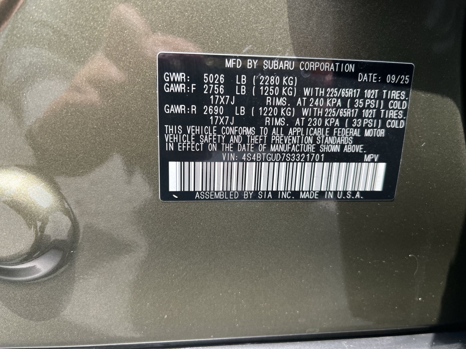 2025 Subaru Outback Wilderness